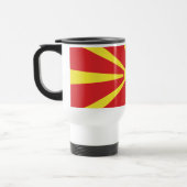 Flagge Nordmakedonien Reisebecher (Links)