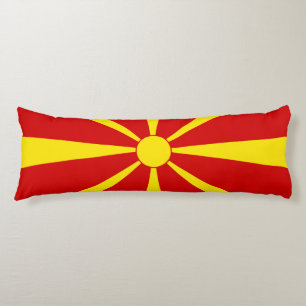 Flagge Nordmakedonien Seitenschläferkissen