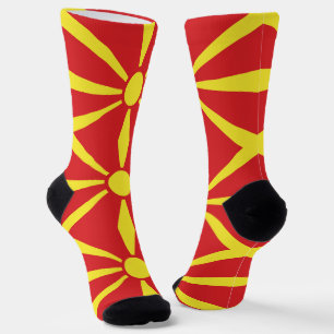 Flagge Nordmakedonien Socken