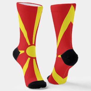 Flagge Nordmakedonien Socken