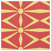 Flagge Nordmakedonien Stoff (Nahaufnahme)