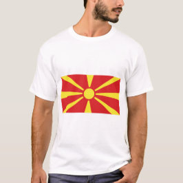 Flagge Nordmakedonien T-Shirt