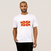 Flagge Nordmakedonien T-Shirt (Vorne ganz)