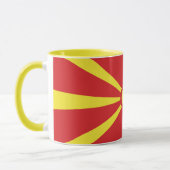 Flagge Nordmakedonien Tasse (Links)