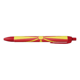Flagge Nordmazedoniens Kugelschreiber