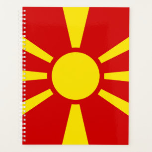 Flagge Nordmazedoniens Planer