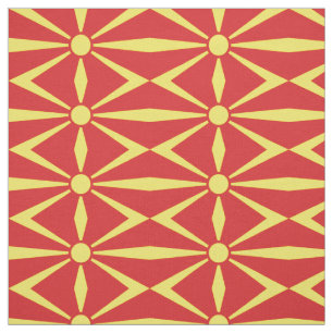Flagge Nordmazedoniens Stoff