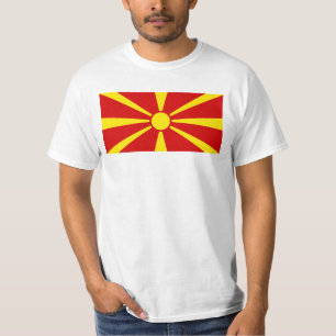 Flagge Nordmazedoniens T-Shirt