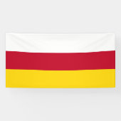 Flagge Nordossetiens Banner (Horizontal)