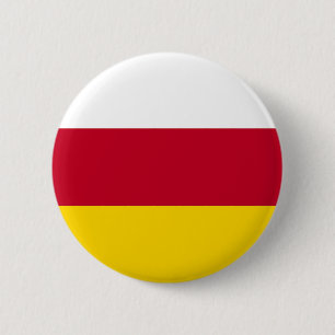 Flagge Nordossetiens Button