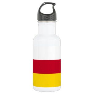 Flagge Nordossetiens Edelstahlflasche