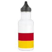 Flagge Nordossetiens Edelstahlflasche (Rechts)