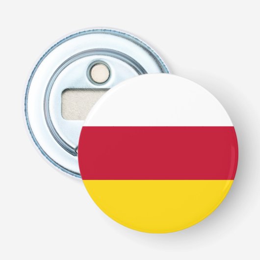 Flagge Nordossetiens Flaschenöffner (Vorderseite)