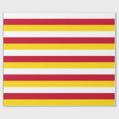Flagge Nordossetiens Geschenkpapier (Flach)