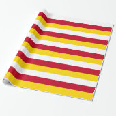 Flagge Nordossetiens Geschenkpapier (Ungerollt)