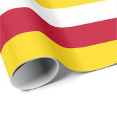 Flagge Nordossetiens Geschenkpapier (Rolleneckpunkt)