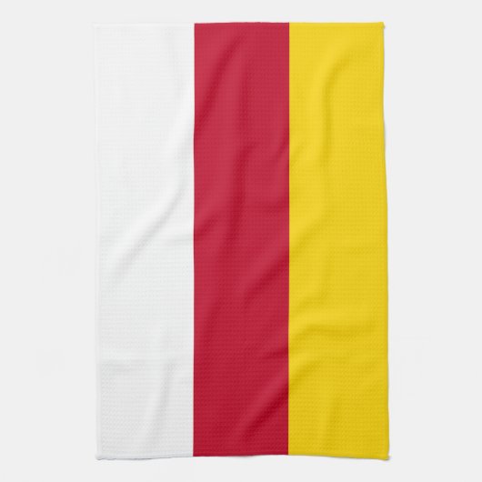 Flagge Nordossetiens Geschirrtuch (Vertikal)