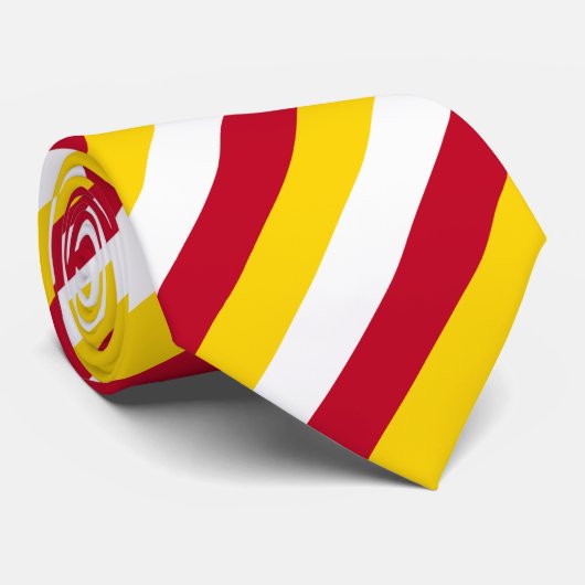 Flagge Nordossetiens Krawatte (Gerollt)