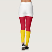 Flagge Nordossetiens Leggings (Rückseite)