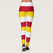 Flagge Nordossetiens Leggings (Rückseite)