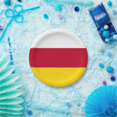 Flagge Nordossetiens Pappteller (Party)