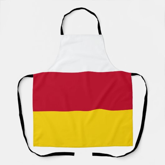 Flagge Nordossetiens Schürze (Vorderseite)
