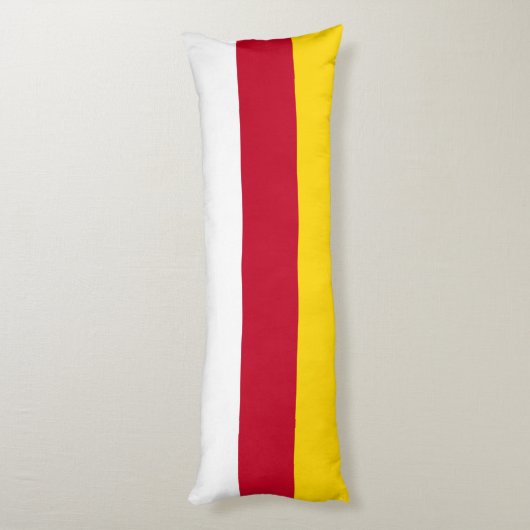 Flagge Nordossetiens Seitenschläferkissen (Rückseite (Vertikal))