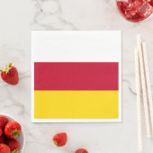 Flagge Nordossetiens Serviette (Beispiel)