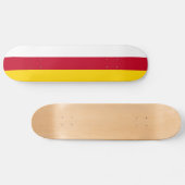 Flagge Nordossetiens Skateboard (Horizontal)