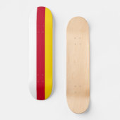 Flagge Nordossetiens Skateboard (Vorderseite)