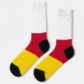 Flagge Nordossetiens Socken (Linkes Detail)