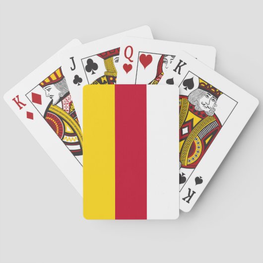 Flagge Nordossetiens Spielkarten (Rückseite)