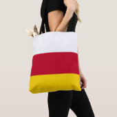 Flagge Nordossetiens Tasche (Von Nahem)