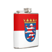 Flagge Nordrhein-Westfalen Flachmann (Rechts)