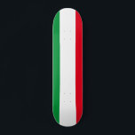 Flagge Nordrhein-Westfalen-Skateboard Skateboard<br><div class="desc">Skateboard mit der Flagge von Nordrhein-Westfalen (Nordrhein-Westfalens),  Design mit horizontaler Trifarbe grün,  weiß und rot</div>