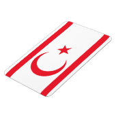 Flagge Nordzypern Magnet (Linke Seite)