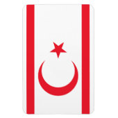 Flagge Nordzypern Magnet (Vertikal)