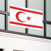 Flagge Nordzyperns Banner (Äußeres Gebäude)