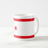 Flagge Nordzyperns Kaffeetasse (VorderseiteRechts)