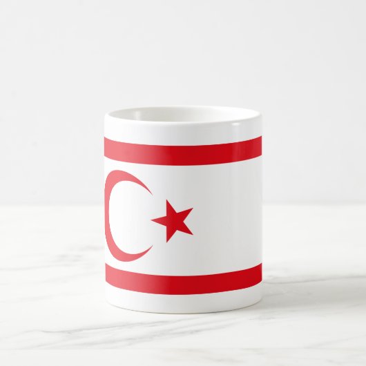 Flagge Nordzyperns Kaffeetasse (Mittel)