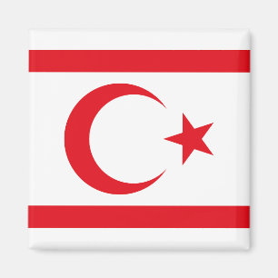 Flagge Nordzyperns Magnet