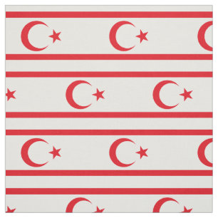 Flagge Nordzyperns Stoff