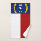 Flagge North Carolina Badhandtuch Set (Handtuch)
