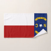 Flagge North Carolina Badhandtuch Set (Handtuch)