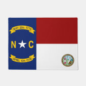 Flagge North Carolina Fußmatte (Vorderseite)