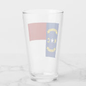 Flagge North Carolina  Glas (Rückseite)