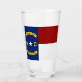 Flagge North Carolina  Glas (Vorderseite)