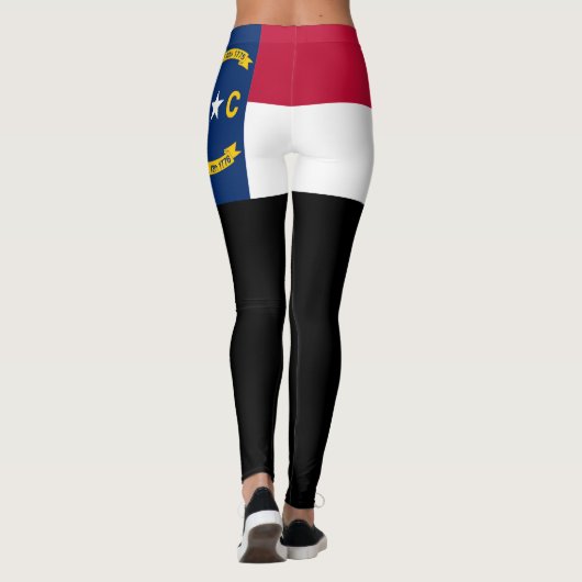Flagge North Carolina Leggings (Rückseite)
