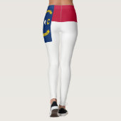 Flagge North Carolina Leggings (Rückseite)