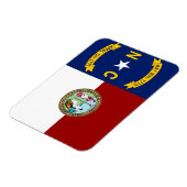 Flagge North Carolina Magnet (Linke Seite)